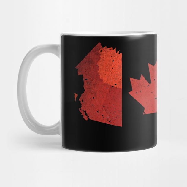 Vintage Canada Flag by paola.illustrations